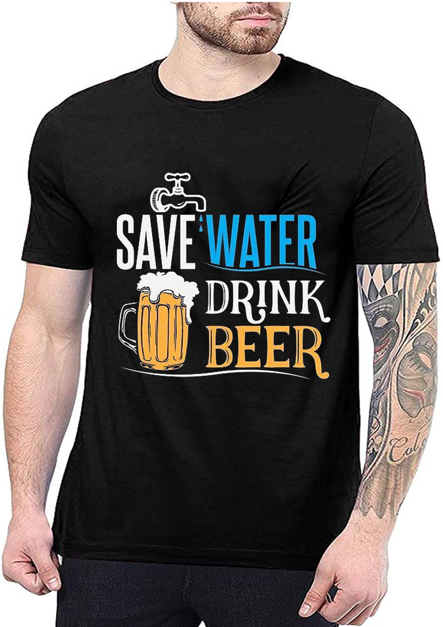 Save watter  drink beer-Majica