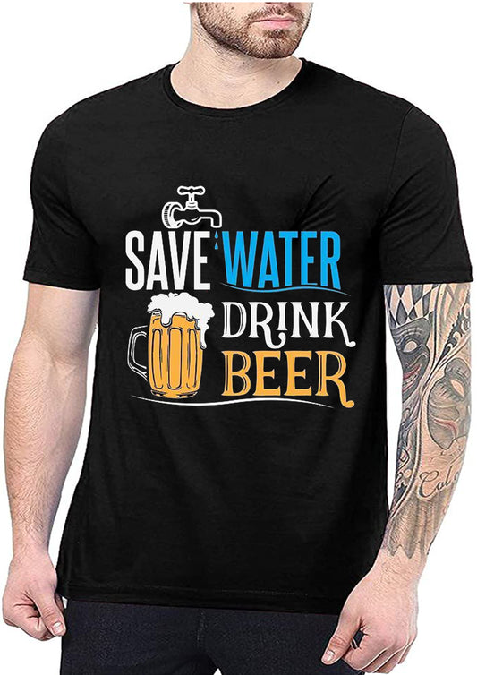 Save watter  drink beer-Majica