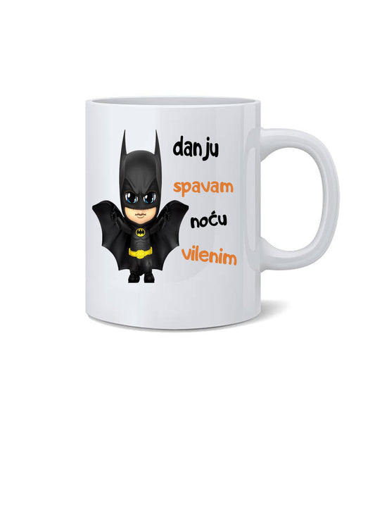 Danju spavam nocu vilenim-šolja