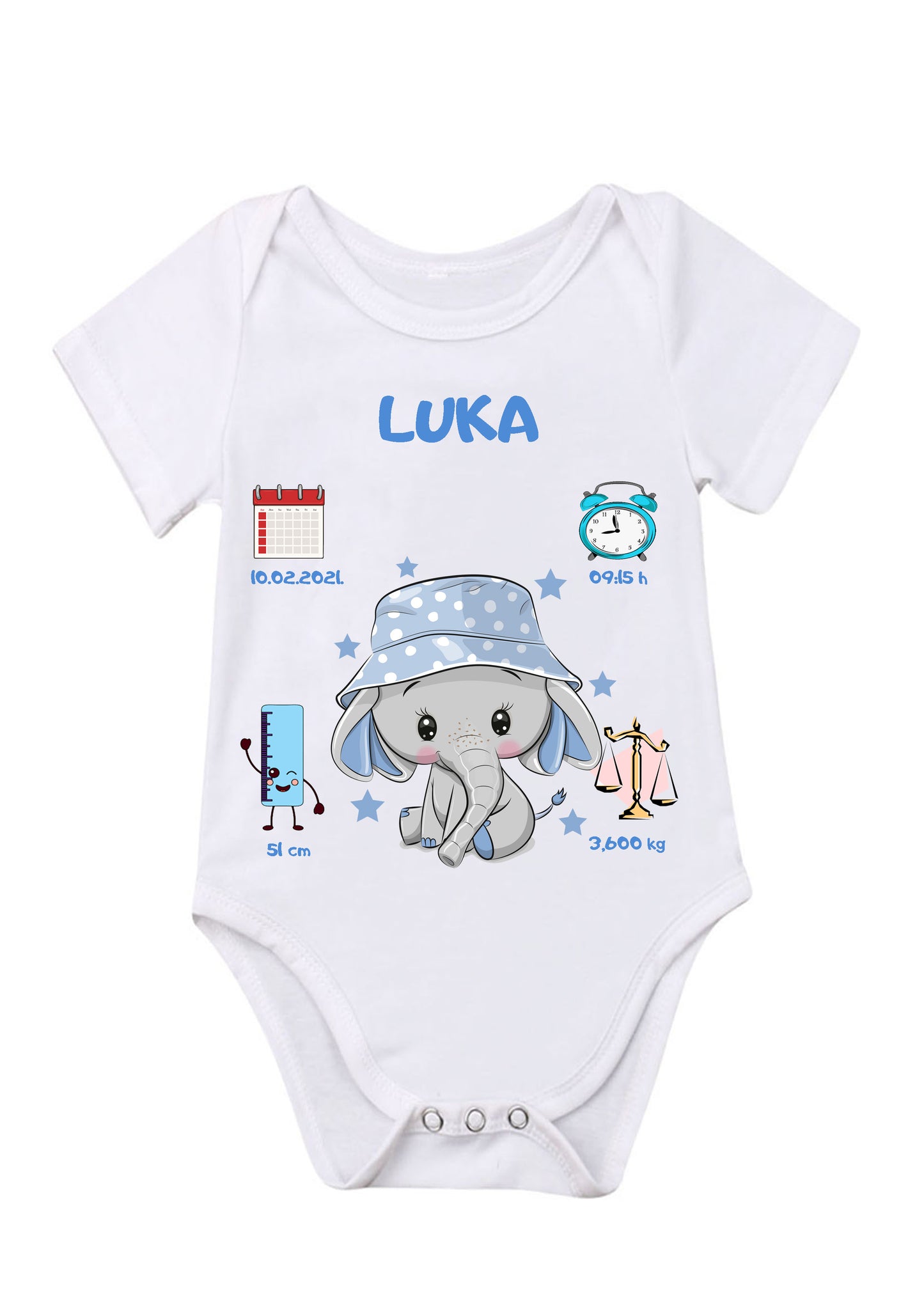 Karta rodjenja muški bodić